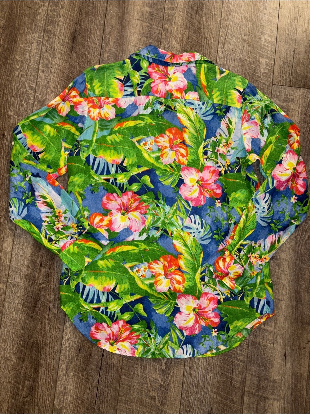 Ralph Lauren Karrie Floral Linen Shirt - Picture 5 of 5
